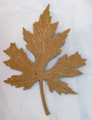 Tim Holtz Die Cuts * Embossed Layered Leaves * Set of 8 * White, Green or Kraft