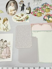 Original Anna Griffin AG904 «WEDDING CARD TOPPERS» 132-Pc Sentiments Card-Layers