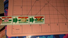 Vintage Pokemon Stickers Nintendo Japan 1 Strip Of 9 Stickers