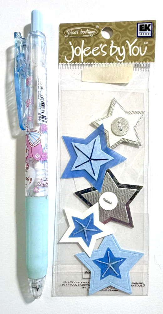 Stars Jolee’s Stickers Scrapbooking Card Making Journal Planner