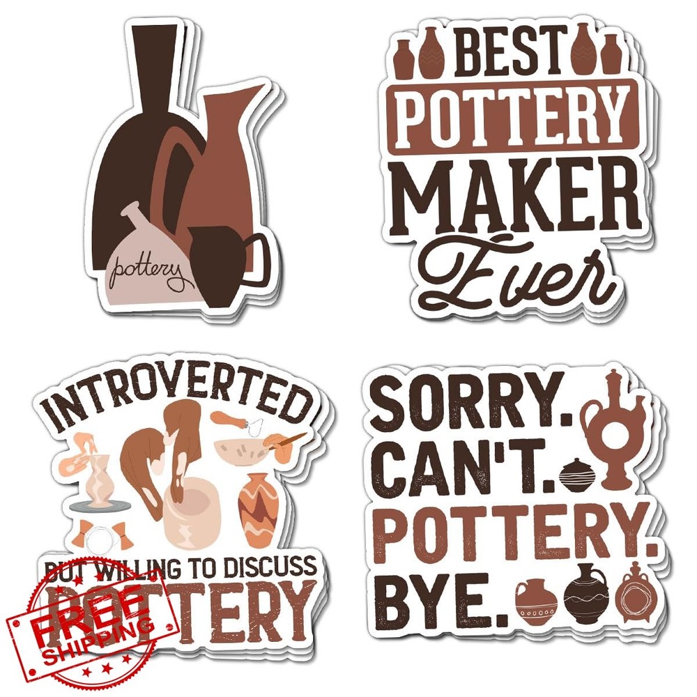 Vybonz Pottery 3 Inch Stickers Pt2 12pcs