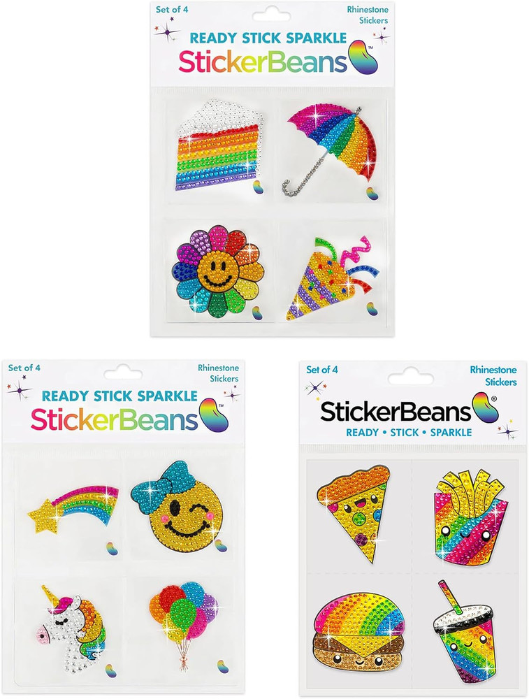® Rhinestone Stickers Bundles and Sets Unique Sparkly Cut-To-Shape for Collectin