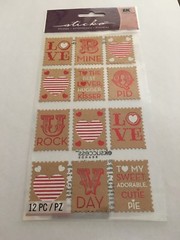 EK Success Brands Sticko Stickers, Love Stamps