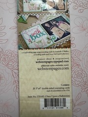 Websters pages calendar & journaling cards Halloween