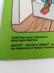 Vintage Lot of 3 Disney Babies Minnie Mickey Christmas Stickers Golden Books