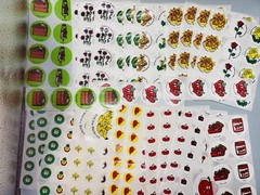 Vintage CTP Loose Full Sheet Lot Of Scratch And Sniff Stickers. 23 Full Sheets.