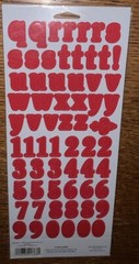 Lil Davis Designs ~Castaway Sunset Cardstock Alphabet Letters Scrapbook Stickers
