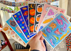 Vintage Full Sticker Sheets: Hallmark, AGC, Dennison, Sanrio+, You Choose!