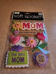 Me & My Big Ideas/Soft Spoken/Ellen Krans~I Love My Mom~Embellishments