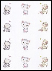 Stickers – Cat Kitten – Any Occasion CL056