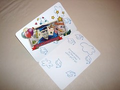 Graduation Funny Money Stickers, Apply Directly on Cash & Check in Greeting Card
