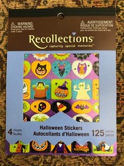 [New] Booklet of Halloween Stickers – 4 Pages – 125 pieces