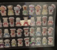 Kawaii Cute Sylvanian Families Calico Critters Animals Sticker Rare Htf Vintage