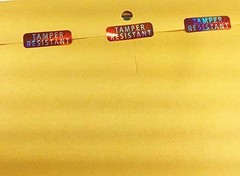 Tamper-Resistant Metallic Labels, 0.5 x 1.5 Inch 500 Total Tamper Stickers – …