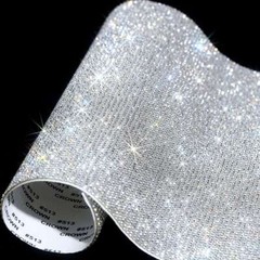 Rhinestone DIY Sticker Sheet Self Adhesive Bling Diamond Crystal Decal Car Decor