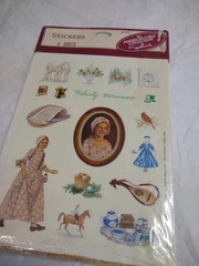 Vintage Hallmark American Girls Collection Felicity Merriman Stickers