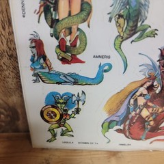 Vintage Stickers,Dennison, Women Of TA,4 Sheets,1, Pkg,RARE