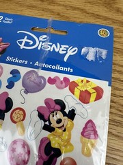 Disney Minnie Mouse Sticker Set of 2 Sheets Birthday Party Theme Balloons