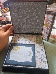Handmade Scrapbook with Flowers, family & home Theme