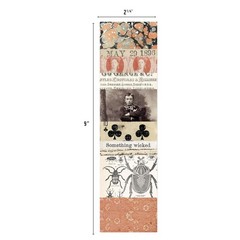Tim Holtz ~ LARGE COLLAGE STRIPS ~ Halloween ~ Idea-ology