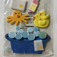 Jolee’s Bath Time Baby Tub Toys Towel Soap Foam Scrapbooking Stickers Retired