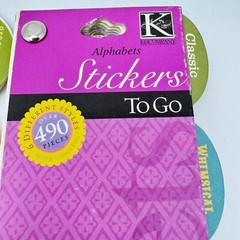 K and Company Sentiments To Go Sticker Acetate Transfer Sheet Sets Retired