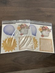 Set of 2 Creative Memories~Silhouette Journal Mats for scrapbooking/crafts