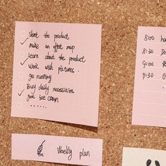 Portable Blank Sticky Notes, Self-Stick Index Tabs Organizer for Planner,5915