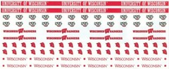 University of Wisconsin Badgers Scrapbook Stickers PICK FROM 3 ITEMS