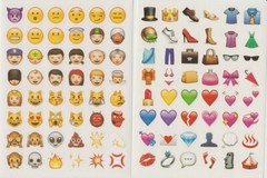 Over 288 High Quality Stickers EMOJIs Plus 6 Sheets