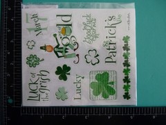 Paper Studio Stickers ST PATRICK’S DAY Luck of the Irish Sealed Pack (2) Sheets