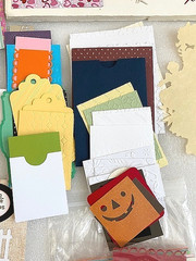 Huge Lot Paper Punch & Die Cuts HEARTS, PHRASES, SQUARES Cardmaking Scrapbooking