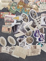 300 Pcs Vintage Stickers, Journaling. And Scrapbooking (Time Flies Set)