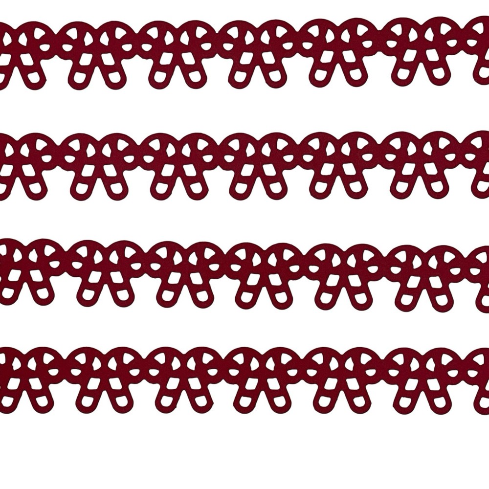 Creative Memories Candy Cane Chain 12” Scrapbook Christmas Border, 5 Pcs
