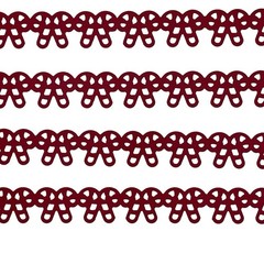 Creative Memories Candy Cane Chain 12” Scrapbook Christmas Border, 5 Pcs