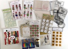 Huge Mixed Scrapbooking Em2 Lot Embellishments Doodlebug Ribbon Disney Flowers