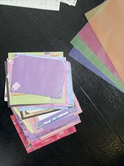 Scrapbooking 147 Piece Lot Pages Stickers Die Cut Accents & More NEW