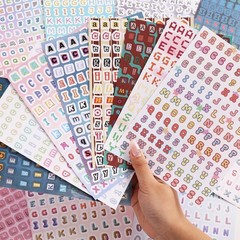 2000+ Pcs Alphabet Sticker for Journaling,Fun & Colorful Craft Letter Sticker…