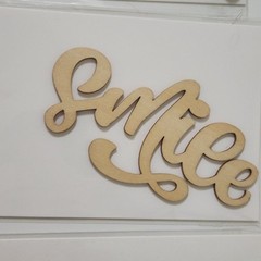 NEW Lot 9 Pkg Freckled Fawn Wood Veneer Words Natural LOVE SMILE 2023 2024 STORY