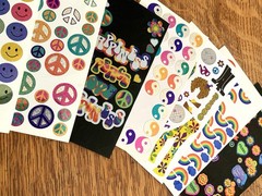 Stickopotamus Sticker 6-Ring Binder Album With 32 Stickers Pages