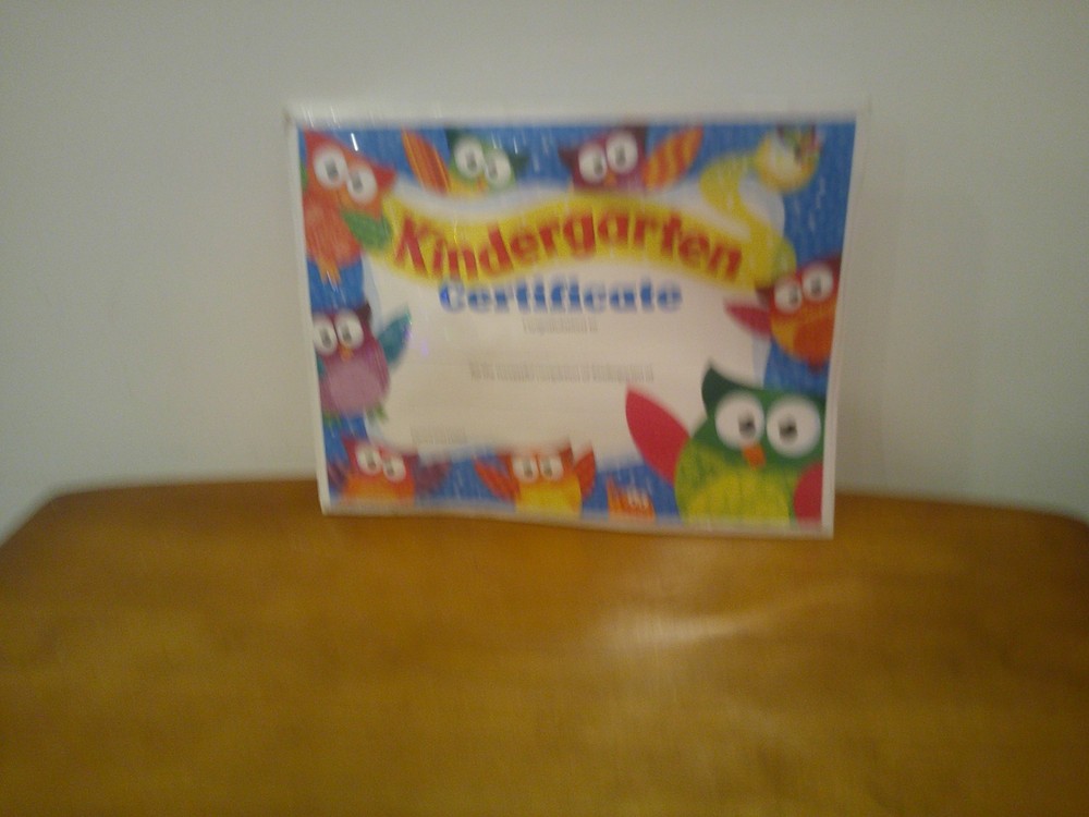 TREND Kindergarten Certificate 30 Owl-Stars Certificates & Diplomas 8 1/2 X 11″