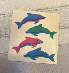 Vintage Rare Fuzzy Stickers from Sandylion and Hambly
