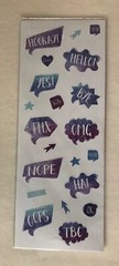 Pen+Gear 4 sheet Stickers Great for scrapbooking, calenders, agendas/planners