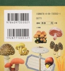 Japanese Mushrooms Stickers book 238 Stickers Shogakkan NEO Shiitake Shimeji