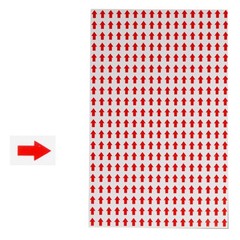 60 Sheets/Pack Adhesive Arrows Labels Stickers for Inspection Defect Marking
