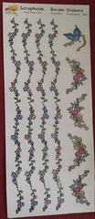 SUZY’S ZOO BIRD & FLORAL CHAIN BORDER #90053