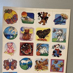 Vintage 1984 Institutional Financing Services Stickers – 3 Sheets