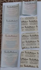 Smile Makers, Smile Stickers And 3 Glitter, Lot Of8