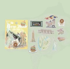 BGM Pet Planner Journal Sticker City Guide – NEW YORK