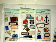 Large Lot Creative Touch Stickers Beach Summer Travel NEW 13 Packs 3D Layers